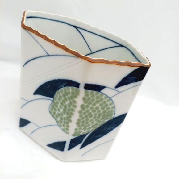 Anne-Marie Trolle Floreana Box/Vase 1982 Denmark Royal Copenhagen - Picture 10 of 10